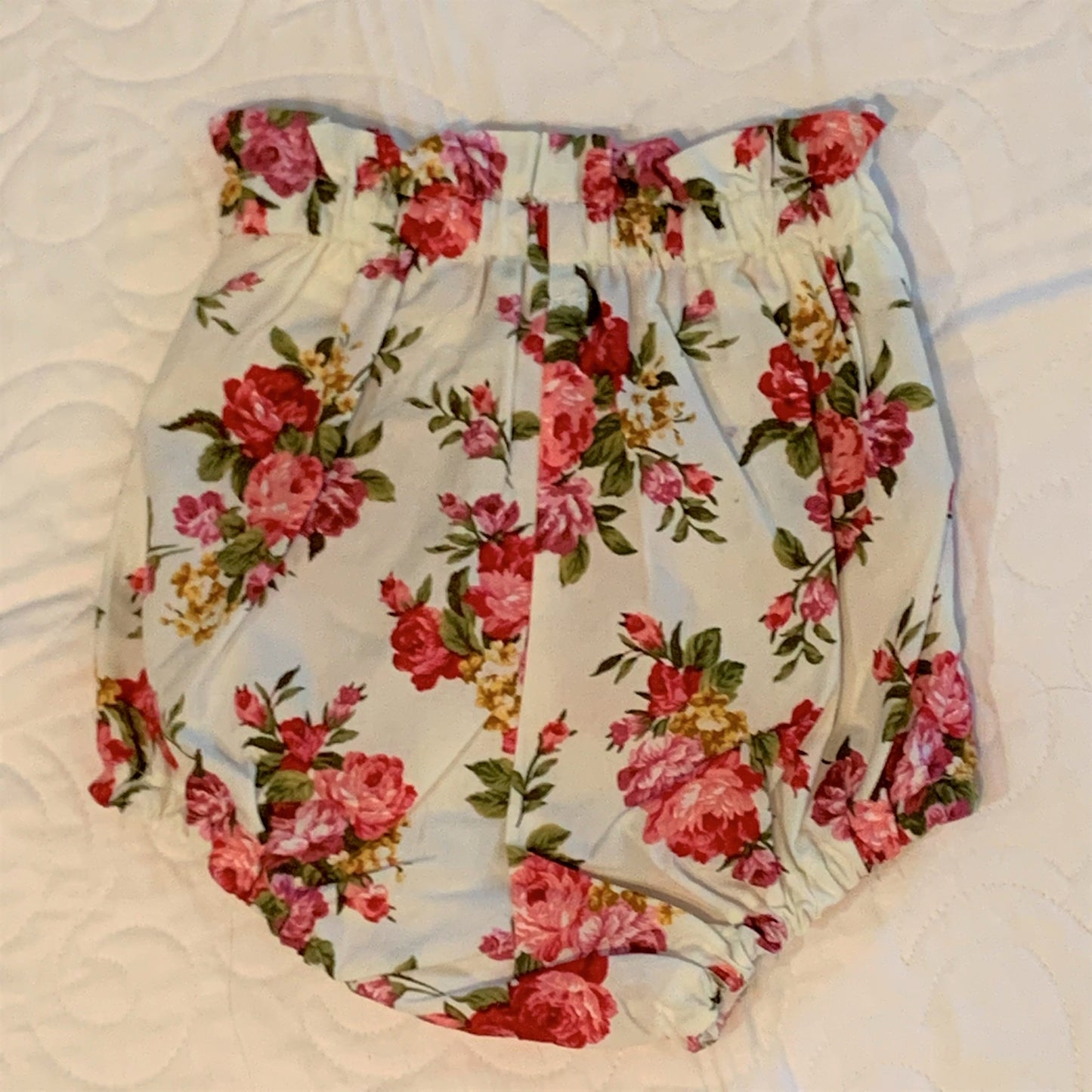 2 Piece Set - High Waisted Nappy Cover with Sash Bow & ReadyMade Long Sleeve Bodysuit
