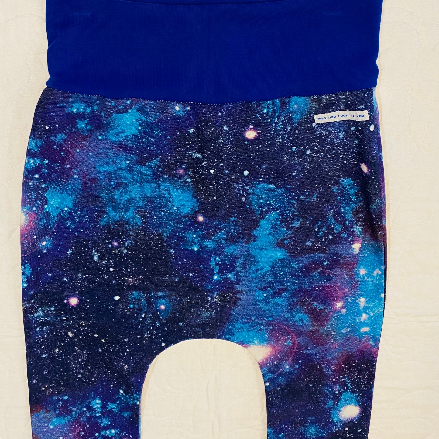 Pants - Harem - Buzoku Cotton - Out in Space with Blue Bands