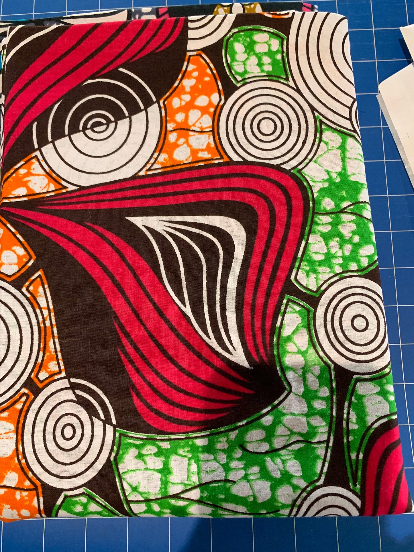 Dress - Ankara Abstract African Fabric - Traditional Print