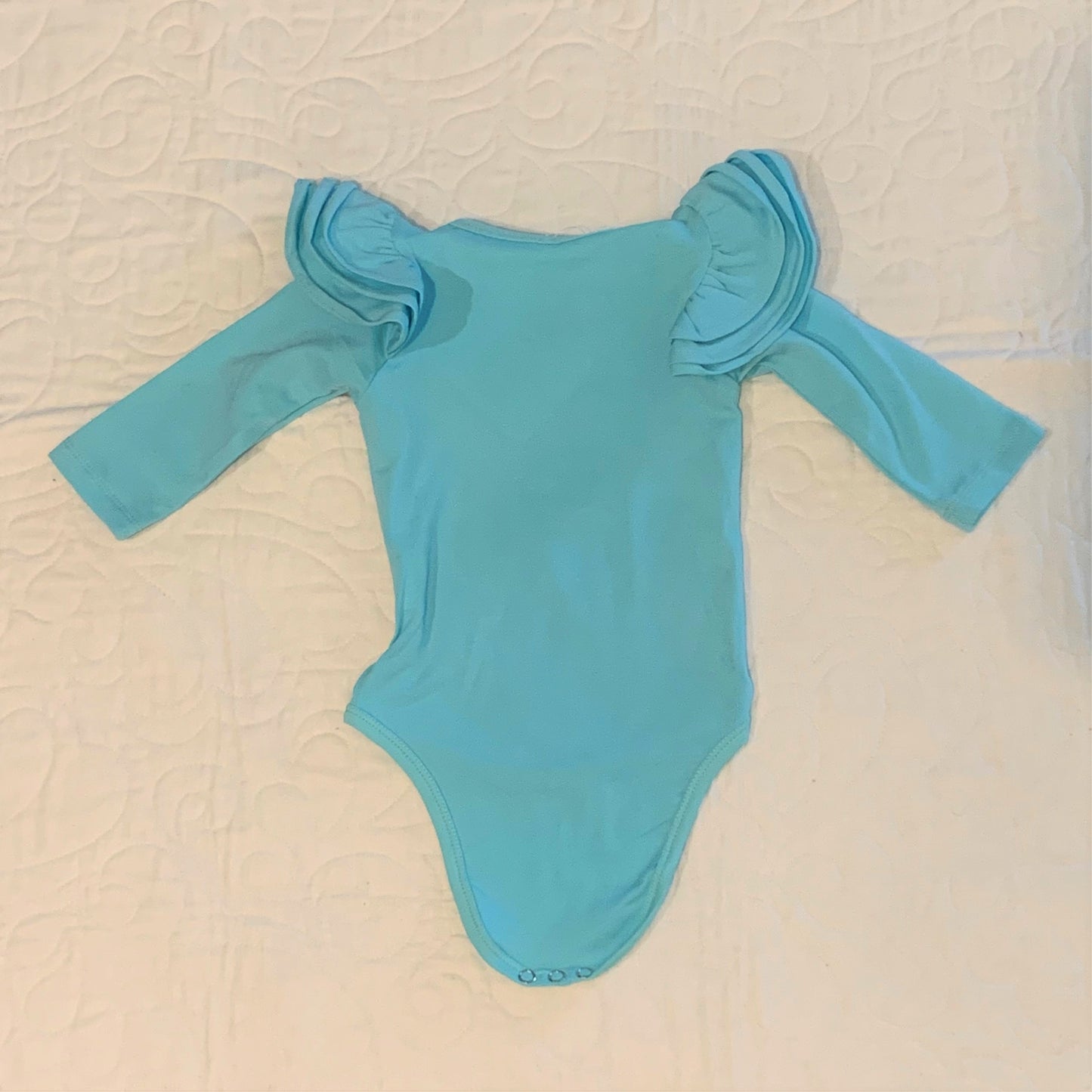 2 Piece Set - High Waisted Nappy Cover with Sash Bow & ReadyMade Long Sleeve Bodysuit