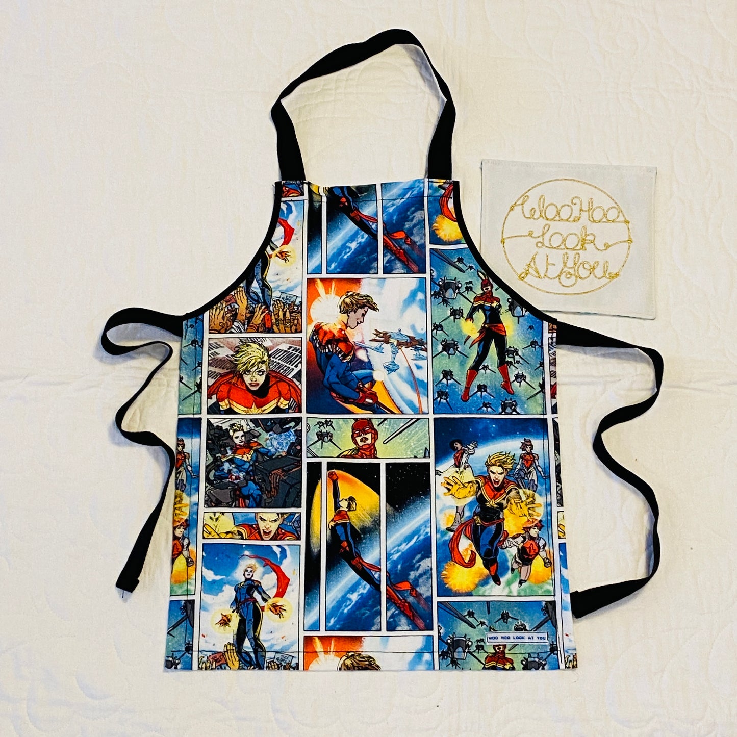 Apron - Superheros Flying High