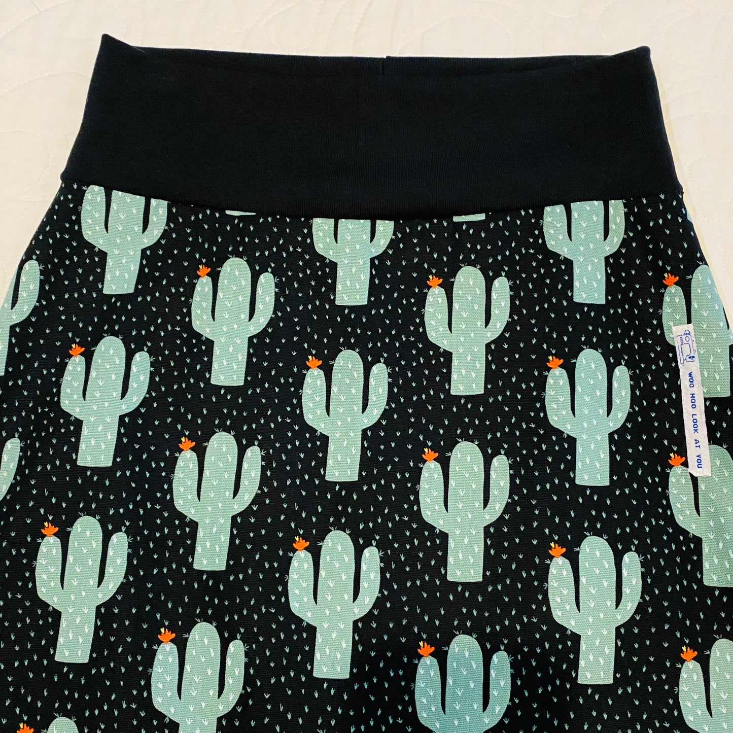 Pants - Harem - Buzoku Cotton - Cactus with Black Bands