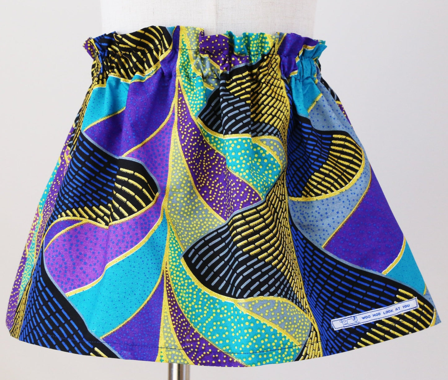 Skirt - High Waisted - African Printed Ankara Fabric