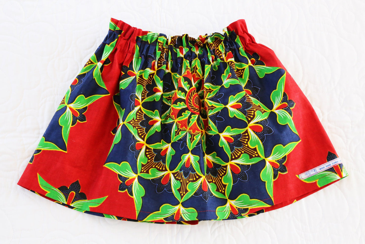 Skirt - High Waisted - African Printed Ankara Fabric